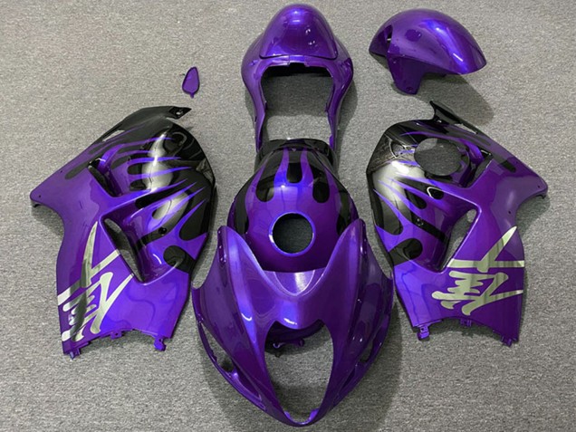 Lojas Carenagens Moto Suzuki GSXR 1300 1996-2007 - Roxo Preto