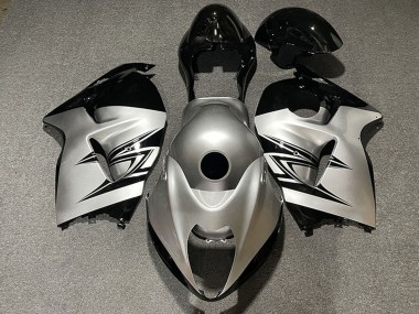 Lojas Carenagens Moto Suzuki GSXR 1300 1996-2007 - Prata Preto