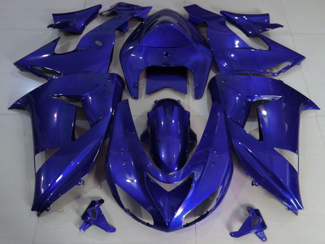 Lojas Carenagens Moto Kawasaki ZX10R 2006-2007 - Azul Escuro