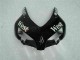 Lojas Carenagens Moto Honda CBR1000RR 2004-2005 - Preto Brilhante Branco West Mobil Michelin
