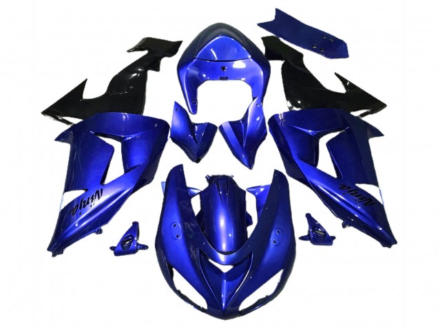 Lojas Carenagens Moto Kawasaki ZX10R 2006-2007 - Azul Preto