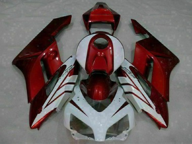 Lojas Carenagens Moto Honda CBR1000RR 2004-2005 - Branco Vermelho Preto