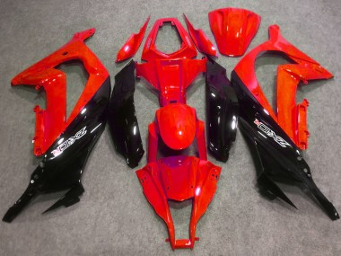 Lojas Kit Carenagens Moto Kawasaki ZX10R 2016-2020 - Vermelho Preto Brilhante
