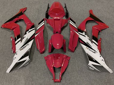 Lojas Carenagens Moto Kawasaki ZX10R 2011-2015 - Vermelho Castanho Branco Preto
