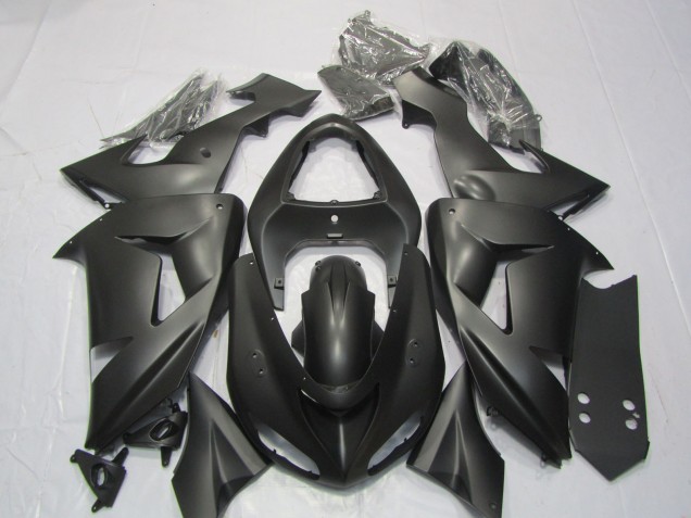 Lojas Carenagens Moto Kawasaki ZX10R 2006-2007 - Preto Fosco