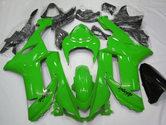 Lojas Carenagens Moto Kawasaki ZX6R 2007-2008 - Verde Brilhante
