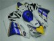 Lojas Carenagem Moto Honda CBR1000RR 2004-2005 - Branco Azul Amarelo Rothmans