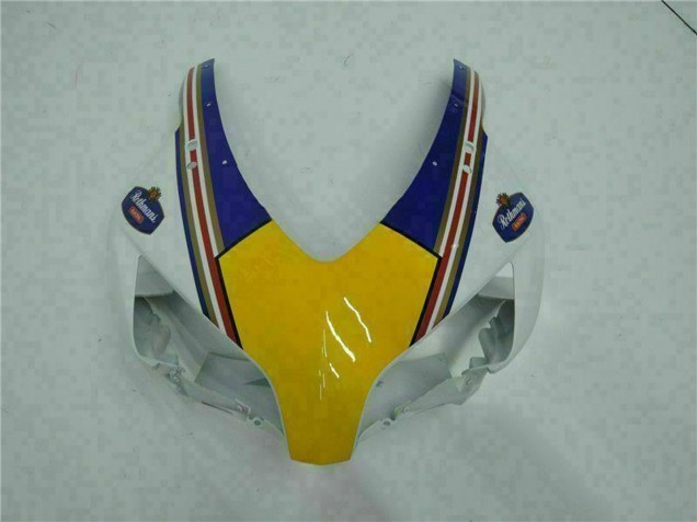 Lojas Carenagem Moto Honda CBR1000RR 2004-2005 - Branco Azul Amarelo Rothmans