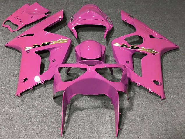 Lojas Carenagens Moto Kawasaki ZX6R 2003-2004 - Rosa