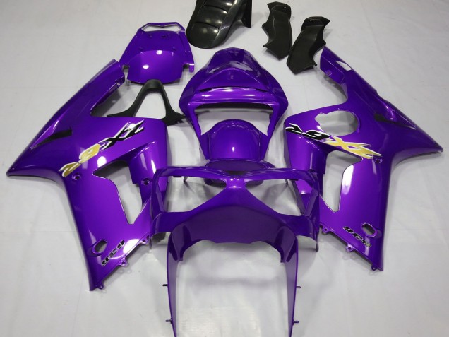 Lojas Carenagens Moto Kawasaki ZX6R 2003-2004 - Roxo