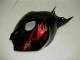 Lojas Carenagens Moto Honda CBR1000RR 2004-2005 - Preto Brilhante Vermelho Chama