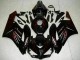 Lojas Carenagens Moto Honda CBR1000RR 2004-2005 - Preto Brilhante Vermelho Chama