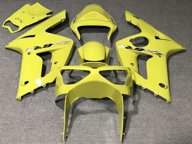 Lojas Carenagens Moto Kawasaki ZX6R 2003-2004 - Amarelo