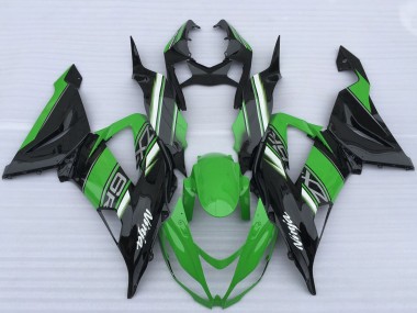 Lojas Carenagens Moto Kawasaki ZX6R 2013-2018 - Verde Preto Branco