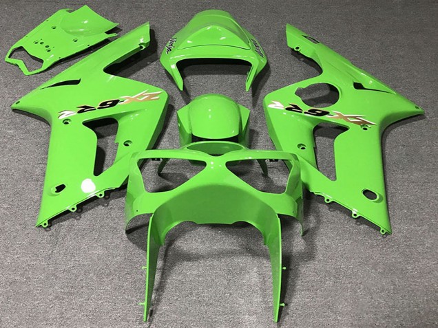 Lojas Carenagens Moto Kawasaki ZX6R 2003-2004 - Verde Claro