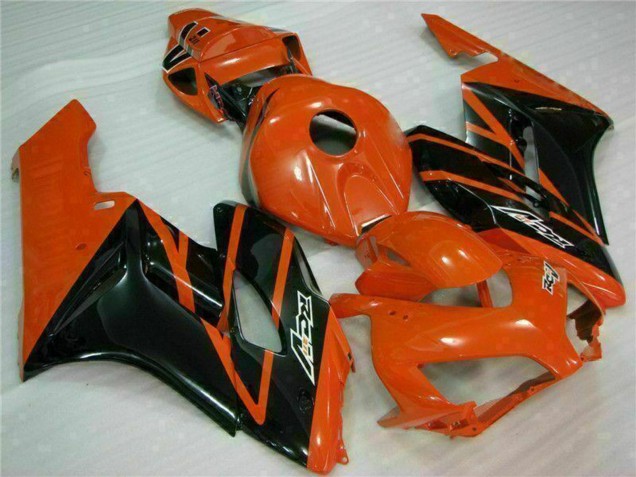 Lojas Carenagens Moto Honda CBR1000RR 2004-2005 - Laranja Preto Brilhante