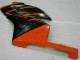 Lojas Carenagens Moto Honda CBR1000RR 2004-2005 - Laranja Preto Brilhante
