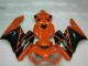 Lojas Carenagens Moto Honda CBR1000RR 2004-2005 - Laranja Preto Brilhante
