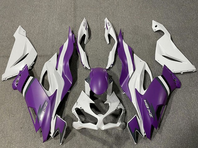 Lojas Carenagens Moto Kawasaki ZX6R 2019-2022 - Branco Roxo