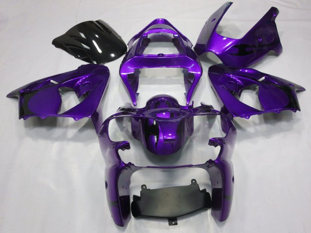Lojas Carenagens Moto Kawasaki ZX6R 2000-2002 - Roxo