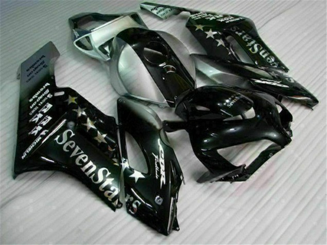 Lojas Carenagens Moto Honda CBR1000RR 2004-2005 - Prata Preto Brilhante SevenStars