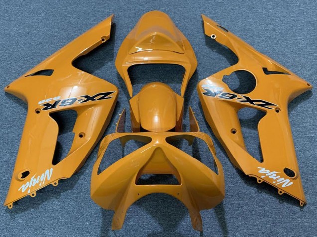 Lojas Carenagens Moto Kawasaki ZX6R 2003-2004 - Laranja