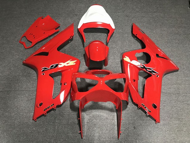 Lojas Carenagens Moto Kawasaki ZX6R 2003-2004 - Vermelho 636