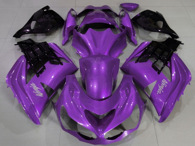 Lojas Carenagem Moto Kawasaki ZX14R 2012-2024 - Roxo Preto