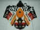 Lojas Carenagens Moto Honda CBR1000RR 2004-2005 - Laranja Branco Vermelho Preto Repsol