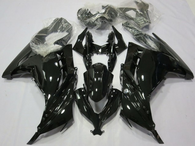 Lojas Carenagens Moto Kawasaki Ninja 300 2013-2024 - Preto Brilhante