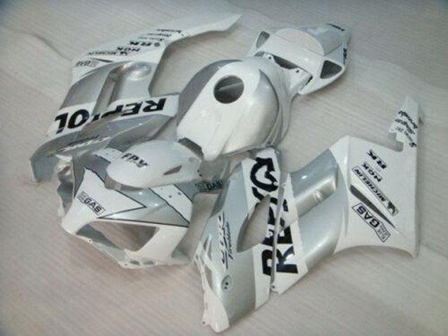 Lojas Carenagem Moto Honda CBR1000RR 2004-2005 - Branco Prata Preto Repsol