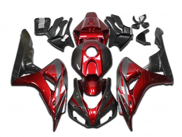 Lojas Carenagens Moto Honda CBR1000RR 2004-2005 - Vermelho Cinzento Preto Brilhante