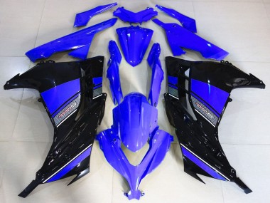 Lojas Carenagens Moto Kawasaki Ninja 300 2013-2024 - Azul Preto
