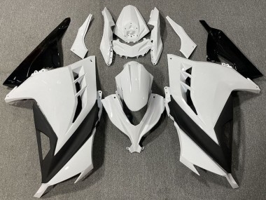 Lojas Carenagens Moto Kawasaki Ninja 300 2013-2024 - Branco Preto