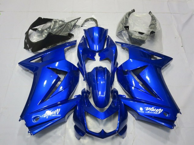 Lojas Carenagens Moto Kawasaki Ninja 250 2008-2012 - Azul Branco Ninja