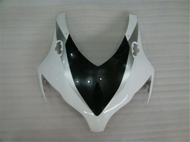 Lojas Kits Carenagens Moto Honda CBR1000RR 2008-2011 - Branco Preto Brilhante