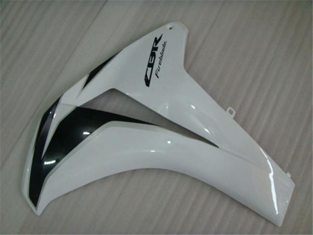 Lojas Kits Carenagens Moto Honda CBR1000RR 2008-2011 - Branco Preto Brilhante