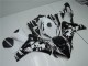 Lojas Carenagens ABS Honda CBR1000RR 2008-2011 - Branco Preto Brilhante