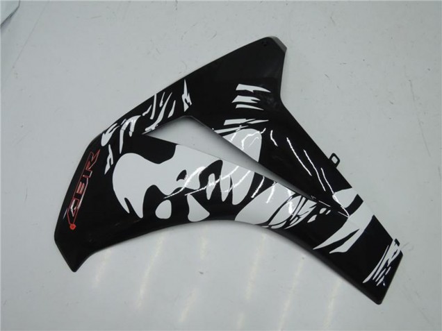 Lojas Carenagens ABS Honda CBR1000RR 2008-2011 - Branco Preto Brilhante