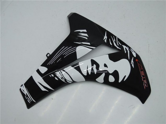 Lojas Carenagens ABS Honda CBR1000RR 2008-2011 - Branco Preto Brilhante