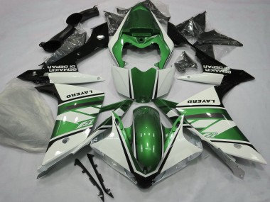 Lojas Carenagens Moto Yamaha R1 2007-2008 - Branco Verde Preto
