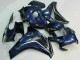 Lojas Carenagens Moto Honda CBR1000RR 2008-2011 - Azul Escuro Preto Brilhante