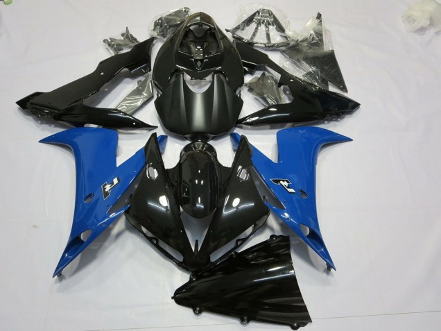 Lojas Carenagens Moto Yamaha R1 2004-2006 - Preto Brilhante Preto Fosco Azul