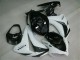 Lojas Carenagem Moto Honda CBR1000RR 2008-2011 - Branco Preto Brilhante