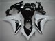 Lojas Carenagem Moto Honda CBR1000RR 2008-2011 - Branco Preto Brilhante