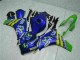 Lojas Carenagens Moto Honda CBR1000RR 2008-2011 - Azul Amarelo Verde MoviStar Castrol