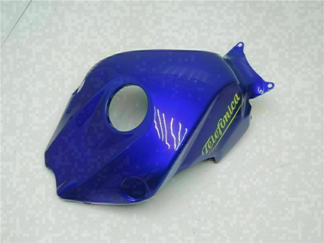 Lojas Carenagens Moto Honda CBR1000RR 2008-2011 - Azul Amarelo Verde MoviStar Castrol