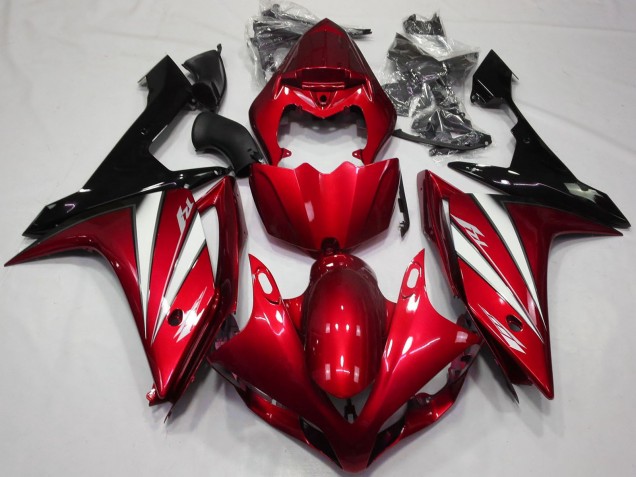 Lojas Carenagens Moto Yamaha R1 2007-2008 - Vermelho Branco Preto