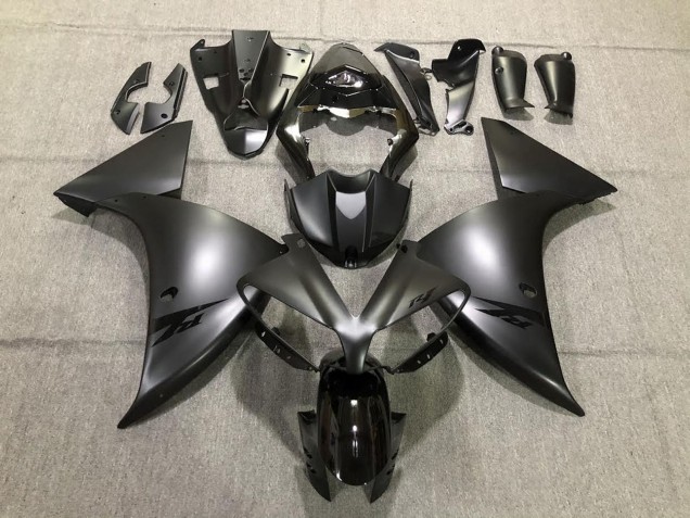 Lojas Carenagens Moto Yamaha R1 2012-2014 - Preto Brilhante Preto Fosco