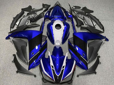 Lojas Carenagens Moto Yamaha R3 2015-2018 - Azul Branco Preto